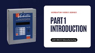 Verbatim Video Series Part 1  Introduction to the RACO Verbatim Alarm Autodialer [upl. by Docila770]