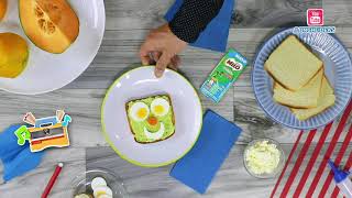 LONCHEIDEA  10  TOSTADAS CON HUEVO DURO Y AGUACATE [upl. by Aitnwahs]