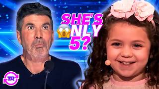 15 YOUNGEST Singers Who SLAYED Their Auditions on AGT [upl. by Nnad]