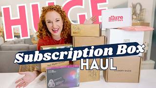 Monthly Subscription Box Haul [upl. by Mayram]