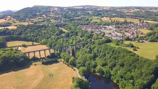 Dont fall off llangollen and trevorpontcysyllte aqueductmavic pro [upl. by Ronny]