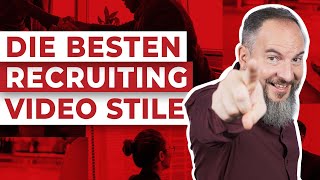 Recruiting Video Produktion  Die 5 besten Stile [upl. by Aieken]