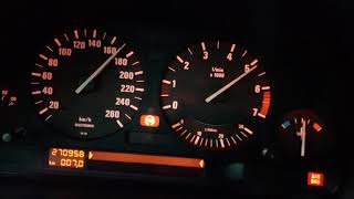 BMW E34 535i 50200 Acceleration M30B35 [upl. by Einafpets]