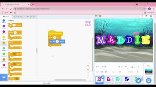 Animate Your Name on Scratch Tutorial [upl. by Jolynn]