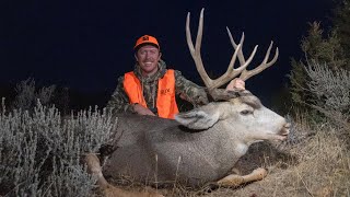 MY FIRST MULE DEER BUCK Mountain Rifle Hunting the Rut [upl. by Ahsenod]