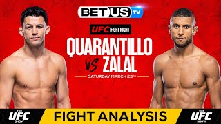 Billy Quarantillo vs Youssef Zalal UFC Vegas 89  UFC Expert Predictions UFC Picks and Best Bets [upl. by Serafina151]