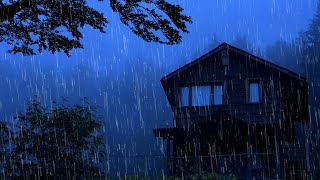 Barulho de Chuva para Dormir em Minutos e Relaxar Profundamente⛈ Som de Chuva Vento e Trovão 6 ASMR [upl. by Noslien941]