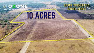 10 Acres Land for Sale in Sultanpettai  Pollachi to Palladam Bypass Near  Investment Land [upl. by Naul]