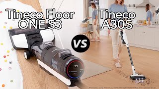 Tineco Floor ONE S3 Vs Tineco A30S  Which One Is Better specs Comparison [upl. by Spatola]