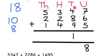 Y4  how to add using compact column addition [upl. by Yv]