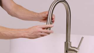 Installing a Stellen PullDown Kitchen Faucet with React TouchFree Technology [upl. by Nelleus464]