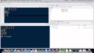 R Programming Tutorial Lesson 8 Vector Operations 2 [upl. by Estis]