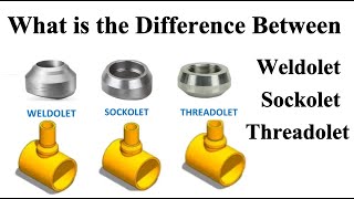 PIPING Weldolet Socoklet Threadolet identification tutorial for beginners Pipe fit up tutorials [upl. by Newhall]