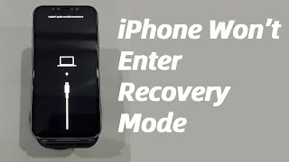 iPhone Wont Enter Recovery Mode See What You Can Do to Fix It 4 Useful Ways [upl. by Abbotsen]