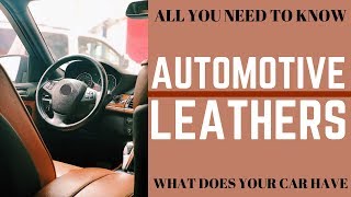 AUTOMOTIVE LEATHER  An in depth look at what is in your car [upl. by Kelvin]