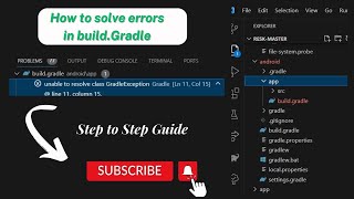 how to solve buildgradle error in flutter Android properties amp Gradle exception flutter error [upl. by Aicire320]