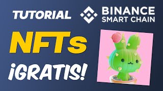 Cómo CREAR NFT ¡GRATIS en BINANCE SMART CHAIN ✅ Tutorial Treasureland [upl. by Ahsein485]