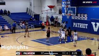 HIGHLIGHTS  Boys Basketball  Palmview  Veterans Memorial  21122 [upl. by Enyamrahc]