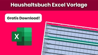 Haushaltsbuch Excel Vorlage inkl kostenlosem Download – auch für Paare geeignet [upl. by Ennaej]