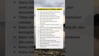 Gambaran disurga nanti quotes motivasi katabijakmotivasihidup shortsvideo shorts short [upl. by Silvers]