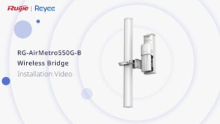 RGAirMetro550GB Wireless Bridge Installation Video [upl. by Nyleak211]