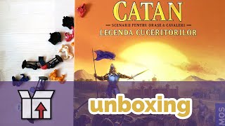 Catan  Legenda Cuceritorilor extensie unboxing [upl. by Ytsenoh490]