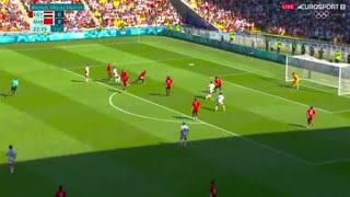 Abdessamad Ezzalzouli Amazing Goal Egypt vs Morocco 05 All Goals amp Extended Highlights Olympics [upl. by Ami]