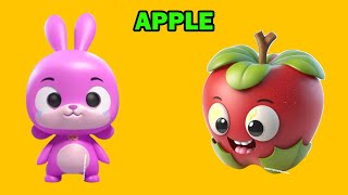 ABC song  nursery rhymes  abc phonics song for toddlers  a for apple [upl. by Etep]