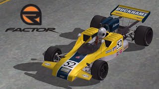 F5000 in rFactor  Watkins Glen with X360 Controller [upl. by Odlanra]