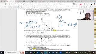 kinematics AP Q acceleration time graph easy [upl. by Atalante233]