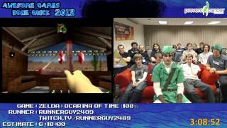 Legend of Zelda Ocarina of Time Speed Run 100 in 54410 by RunnerGuy2489 AGDQ 2013 N64 [upl. by Buttaro]