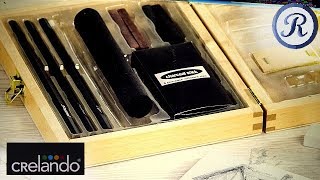 Crelando Charcoal Set  Sada kreslicích uhlů [upl. by Sonahpets]