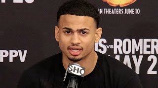 ROLLY ROMERO FULL POST FIGHT AFTER GERVONTA KNOCKOUT TALKS WHY HE LOST amp WHATS NEXT  FULL VIDEO [upl. by Ellecrag]