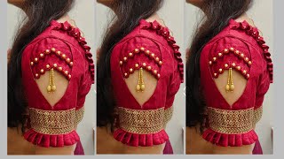 Beautiful Blouse Sleeves Design Cutting and stitching  Baju Ki Design  Astin Ki Design [upl. by Salb]