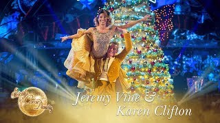 Jeremy Vine and Karen Clifton Quickstep to All I Want For Christmas Is You  Christmas Special 2017 [upl. by Nivram438]