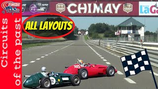 Chimay Circuit Belgium  All Layouts Onboard POV [upl. by Eicaj]