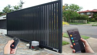 Automatic Sliding Gate Operation [upl. by Marla]