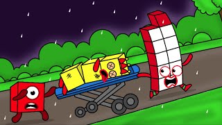 A Friends Struggle Numberblocks 1 and 11  Fanmade Numberblocks coloring story [upl. by Akirehc700]