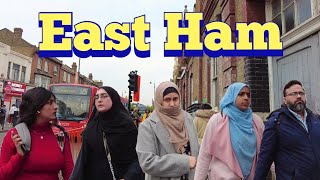 London Walk  EAST HAM High Street Walking Tour 🇬🇧 [upl. by Elene]