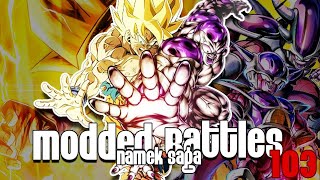 Modded Battles 103 Namek Saga Edition  Xenoverse 2 Mods [upl. by Nayra695]