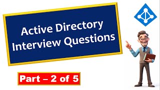 Active Directory Interview Q amp A Part2 activedirectory systemadministration windowstutorials [upl. by Hwu]