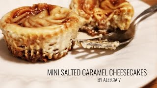 Mini Salted Caramel Cheesecake [upl. by Nnairahs]