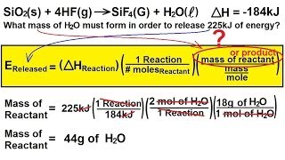 Chemistry  Thermochemistry 18 of 37 Heat Released Evolved in a Reaction 5 [upl. by Mcneil]