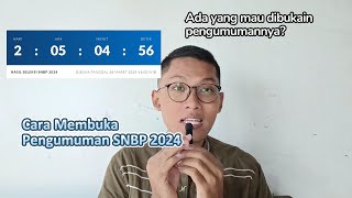 Cara Membuka Pengumuman SNBP 2024  Ilustrasi [upl. by Kissee]