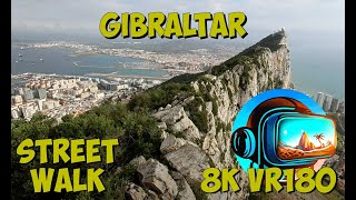 09 Gibraltar The incredible view from the top of the Rock of Gibraltar 8K 4K VR180 3D Travel [upl. by Acinod]