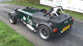 Caterham 7 Hillclimb Action  Loton Park Sept 2024  Seven [upl. by Suoivatram51]