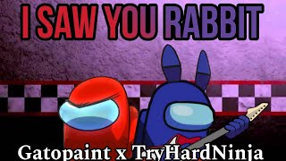 Gatopaint x TryHardNinja  I saw you rabbit  BK ROBLOX  Halloween mashup 23 [upl. by Retep]