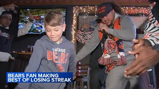 Bears fans eat away feelings at watch party after team botches comeback against Lions [upl. by Ativet]