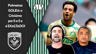 quotO Palmeiras RESOLVEU BRINCAR de GOLEAR Se esse time FOR CAMPEÃO BRASILEIROquot 5 a 0 no Criciúma [upl. by Cornia]