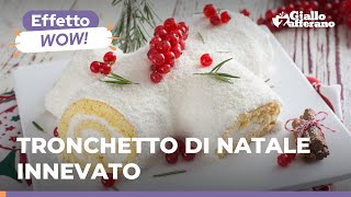 TRONCHETTO DI NATALE INNEVATO  Facile e morbidissimo [upl. by Boesch]